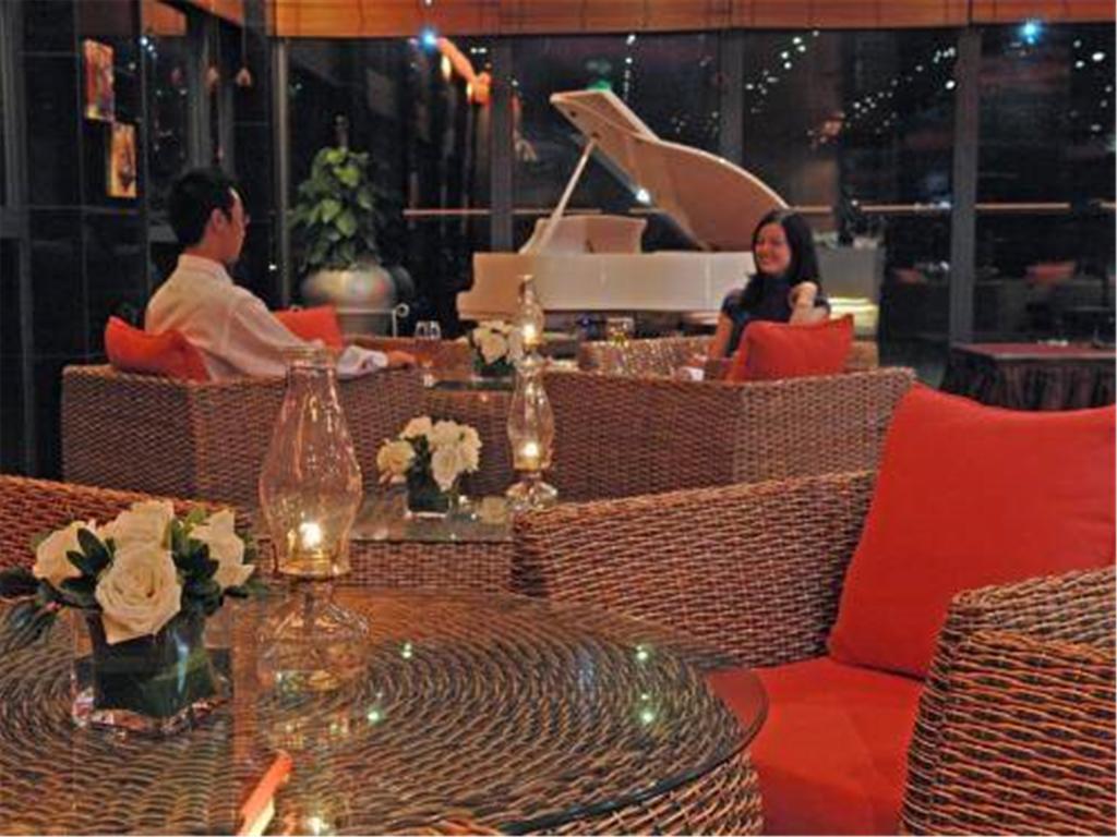 שנגחאי Gloria Plaza Hotel Kangqiao מסעדה תמונה