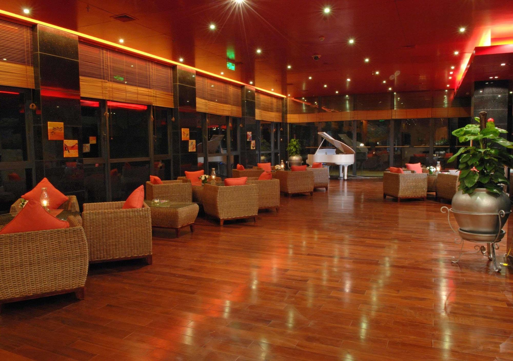 שנגחאי Gloria Plaza Hotel Kangqiao מסעדה תמונה